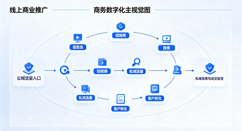 盐边县线上商业推广怎么做？全域流量闭环搭建与低成本转化实战指南